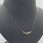 ⁦عقد ذهب عيار 18 الوزن 1 جرام⁩ - الصورة ⁦2⁩