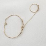 ⁦كف اطفال ذهب عيار 18 الوزن 1.92 جرام⁩ - الصورة ⁦2⁩