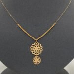 ⁦عقد ذهب عيار 21 الوزن 1.04 جرام⁩ - الصورة ⁦4⁩