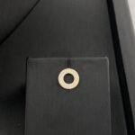 ⁦طقم ذهب دورين عيار 18 وزن 3.49 جم تصميم دائري فريد⁩ - الصورة ⁦4⁩