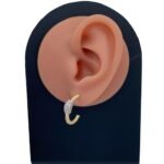 حلق ذهب عيار 18 الوزن 5.23 جرام