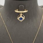 ⁦نصف طقم ذهب عيار 18 الوزن 4.94 جرام⁩ - الصورة ⁦2⁩