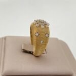 ⁦خاتم ذهب عيار 18 الوزن 4.54 جرام⁩ - الصورة ⁦2⁩