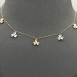 ⁦عقد تشوكر  ذهب عيار 18 الوزن 1.46 جرام⁩ - الصورة ⁦4⁩