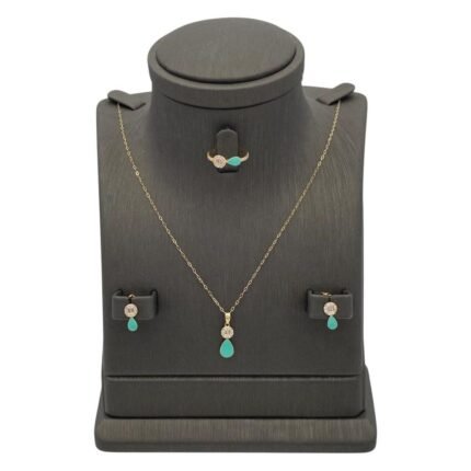 نصف طقم أطفال ذهب عيار 18 الوزن 2.82 جرام