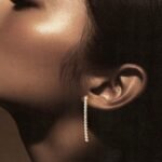 ⁦حلق ذهب عيار 18 الوزن 2.16 جرام⁩ - الصورة ⁦2⁩