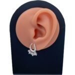 حلق ذهب عيار 18 الوزن 2.37 جرام