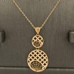 ⁦نصف طقم ذهب عيار 21 الوزن 4.43 جرام⁩ - الصورة ⁦3⁩