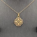 ⁦نصف طقم ذهب عيار 21 الوزن 3.24 جرام⁩ - الصورة ⁦4⁩