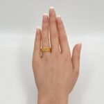 خاتم ذهب عيار 21 الوزن 2.17 جرام