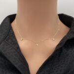 عقد ذهب عيار 18 الوزن 0.72 جرام