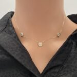 عقد ذهب عيار 18 الوزن 1.08 جرام