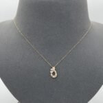 ⁦عقد ذهب عيار 18 الوزن 0.77 جرام⁩ - الصورة ⁦3⁩