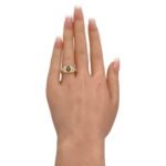 خاتم ذهب عيار 18 الوزن 2.66 جرام