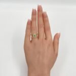 خاتم ذهب عيار 18 الوزن 1.83 جرام