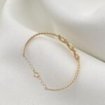 ⁦اسواره اطفال مواليد ذهب عيار 18 الوزن 2.02 جرام⁩ - الصورة ⁦2⁩