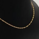 ⁦سلسال ذهب عيار 18 الوزن 0.78 جرام⁩ - الصورة ⁦4⁩