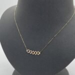 ⁦عقد ذهب عيار 18 الوزن 1.26 جرام⁩ - الصورة ⁦5⁩