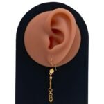 حلق ذهب عيار 21 الوزن 1.97 جرام