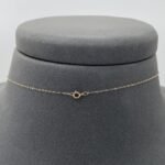 ⁦عقد ذهب عيار 18 الوزن 0.82 جرام⁩ - الصورة ⁦5⁩