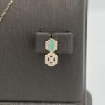 ⁦نصف طقم أطفال ذهب عيار 18 الوزن 3.49 جرام⁩ - الصورة ⁦2⁩