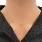 عقد تشوكر ذهب عيار 18 الوزن 0.70 جرام