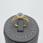 ⁦خاتم ذهب عيار 18 الوزن 2.29 جرام⁩ - الصورة ⁦2⁩