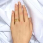 مرامي ذهب عيار 21 بتصميم فاخر الوزن 4.59 جرام