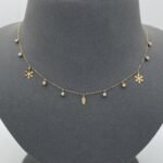 ⁦عقد ذهب عيار 18 الوزن 1.19 جرام⁩ - الصورة ⁦2⁩