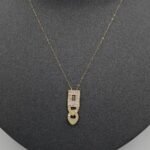 ⁦عقد ذهب عيار 18 الوزن 1.28 جرام⁩ - الصورة ⁦4⁩