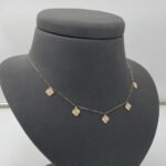 ⁦عقد ذهب عيار 18 الوزن 1.56 جرام⁩ - الصورة ⁦3⁩