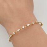 ⁦أسواره وخاتم ذهب عيار 18 الوزن 6.26 جرام⁩ - الصورة ⁦4⁩