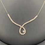 ⁦طقم ذهب أنيق عيار 18 وزن 5.80 جم يزيد سحرك وجاذبيتك⁩ - الصورة ⁦3⁩