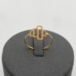 ⁦خاتم ذهب عيار 21 الوزن 0.47 جرام⁩ - الصورة ⁦2⁩