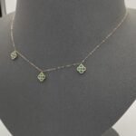 ⁦عقد ذهب عيار 18 الوزن 1.02 جرام⁩ - الصورة ⁦4⁩