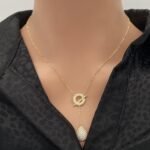 عقد ذهب عيار 18 الوزن 3.39 جرام
