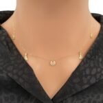 عقد تشوكر ذهب عيار 18 الوزن 1.38 جرام