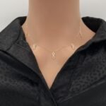 عقد ذهب عيار 18 الوزن 1.21 جرام