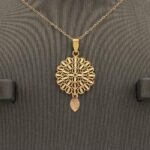 ⁦نصف طقم ذهب عيار 21 الوزن 3.78 جرام⁩ - الصورة ⁦3⁩