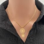 عقد ذهب عيار 21 الوزن 1.04 جرام