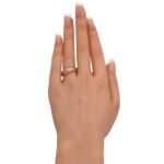 ⁦الخاتم المميز ذهب عيار 18 الوزن 6.74 جرام⁩ - الصورة ⁦2⁩