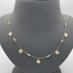 ⁦عقد ذهب عيار 18 الوزن 3.29 جرام⁩ - الصورة ⁦2⁩