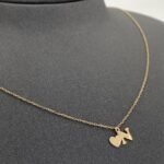 ⁦حرف N ذهب عيار 18 الوزن 1.75 جرام⁩ - الصورة ⁦2⁩