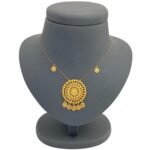 ⁦عقد ذهب كبير عيار 21 وزن 3.03 جم بتصميم كلاسيكي⁩ - الصورة ⁦6⁩