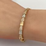 ⁦إسوارة وخاتم ذهب عيار 18 الوزن 9.01 جرام⁩ - الصورة ⁦2⁩