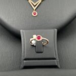 ⁦طقم ذهب عيار 21 الوزن 14.41 جرام⁩ - الصورة ⁦4⁩