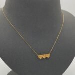 ⁦عقد ذهب عيار 21 الوزن 2.77 جرام⁩ - الصورة ⁦2⁩