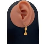 حلق ذهب عيار 21 الوزن 1.49 جرام