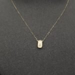 ⁦عقد وإسواره ذهب عيار 18 الوزن 0.87 جرام⁩ - الصورة ⁦3⁩