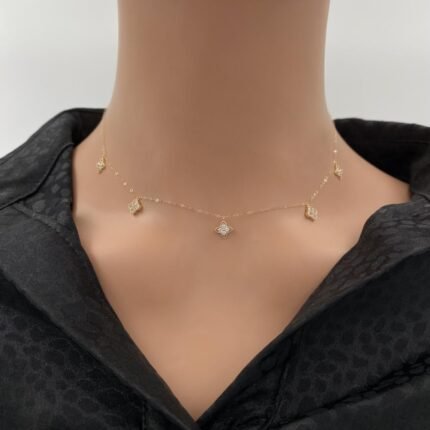 عقد تشوكر ذهب عيار 18 الوزن 1.21 جرام